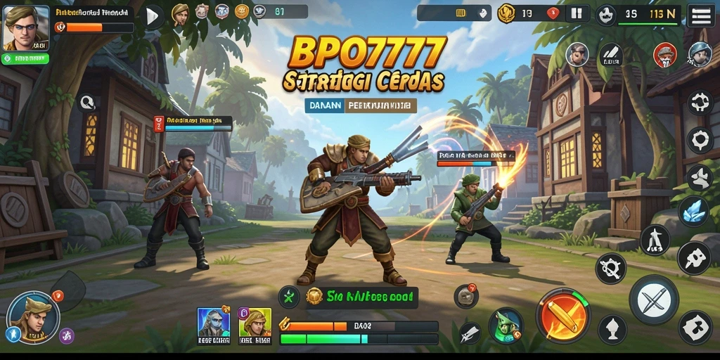 Screenshot BPO777 menampilkan aksi strategi yang mendebarkan.