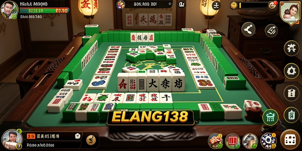 Screenshot gameplay menampilkan keseruan permainan Mahjong di ELANG138.