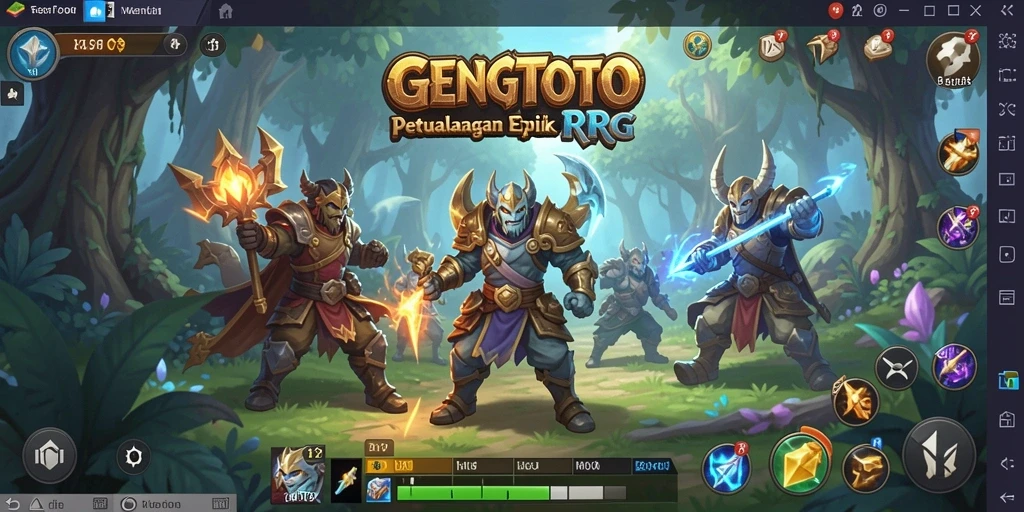 Tampilan gameplay RPG yang seru di GENGTOTO.
