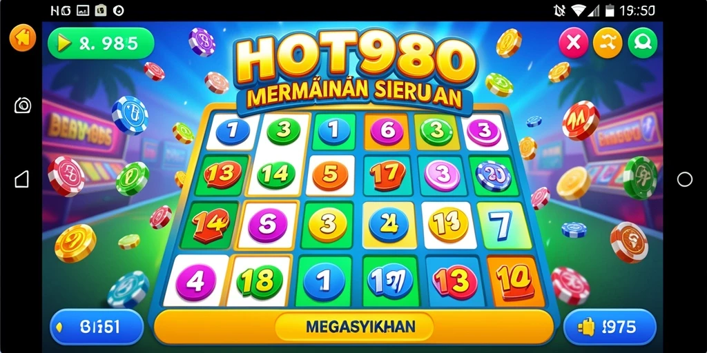 Screenshot gameplay HOT985 yang penuh warna dan interaksi seru.