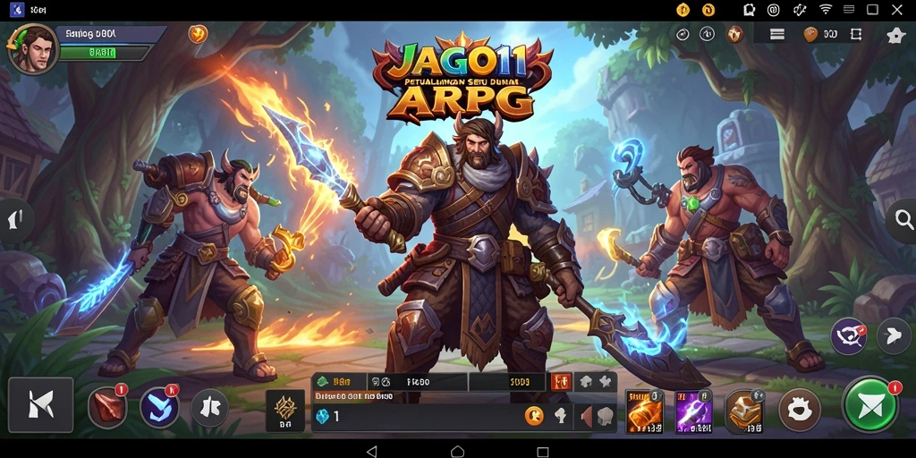 Screenshot JAGO11 menunjukkan aksi seru dalam pertempuran ARPG.
