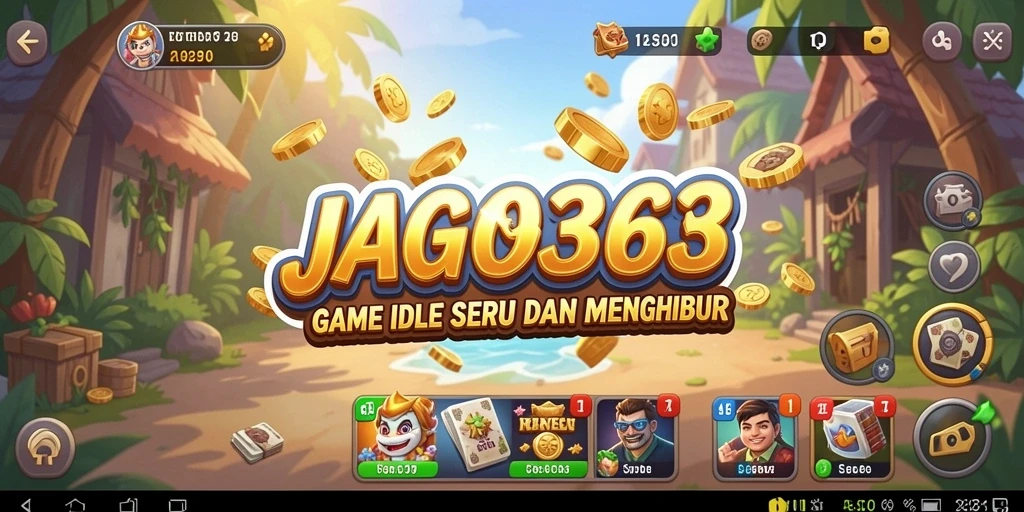 Tampilan gameplay JAGO368 yang penuh warna dan seru.