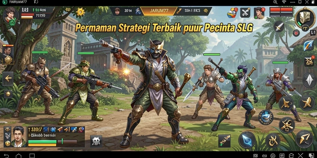 Tampilan gameplay menarik dari JARUM77 yang penuh strategi.