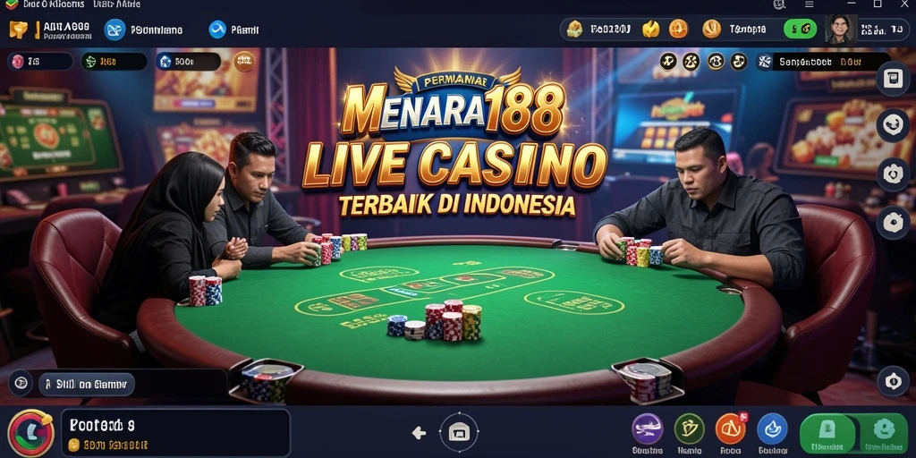 Gameplay Live Casino yang mengasyikkan dan interaktif di MENARA188.