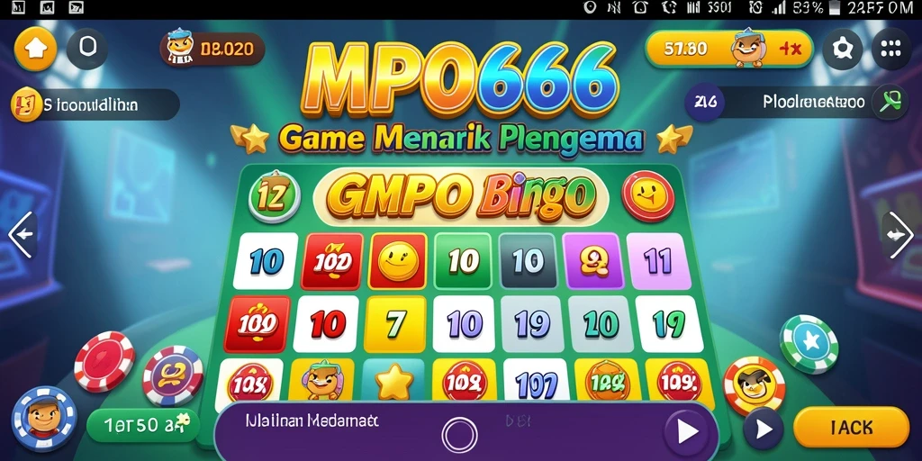 Tampilan menarik dari gameplay Bingo MPO666 yang seru.