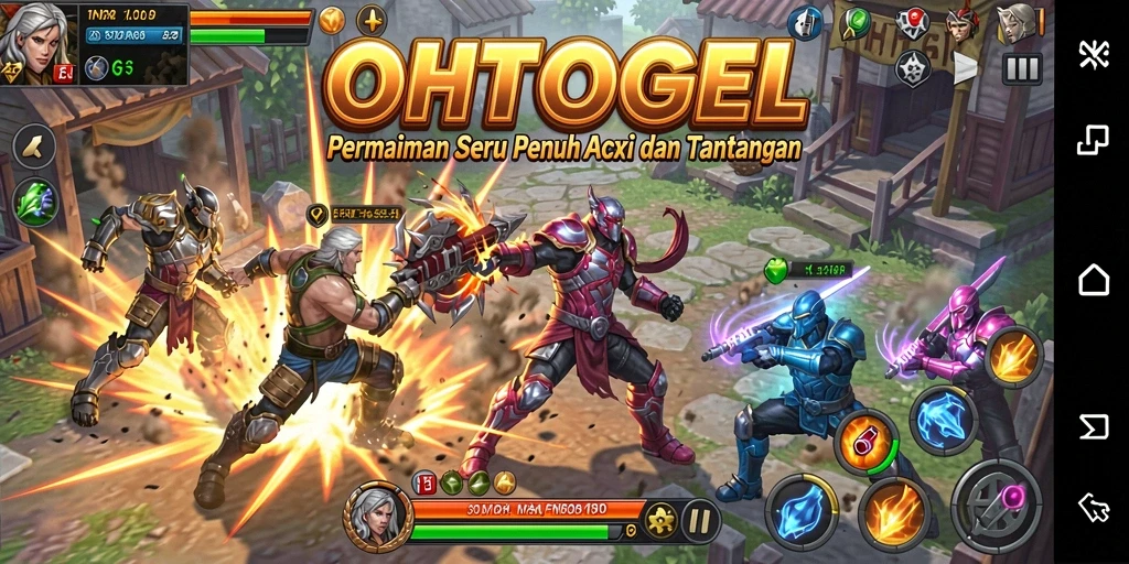 Tampilan menegangkan dari gameplay OHTOGEL yang penuh aksi.