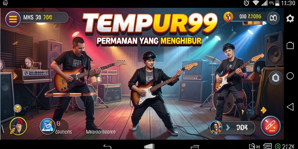Tampilan gameplay TEMPUR99 yang mengasyikkan dan interaktif.