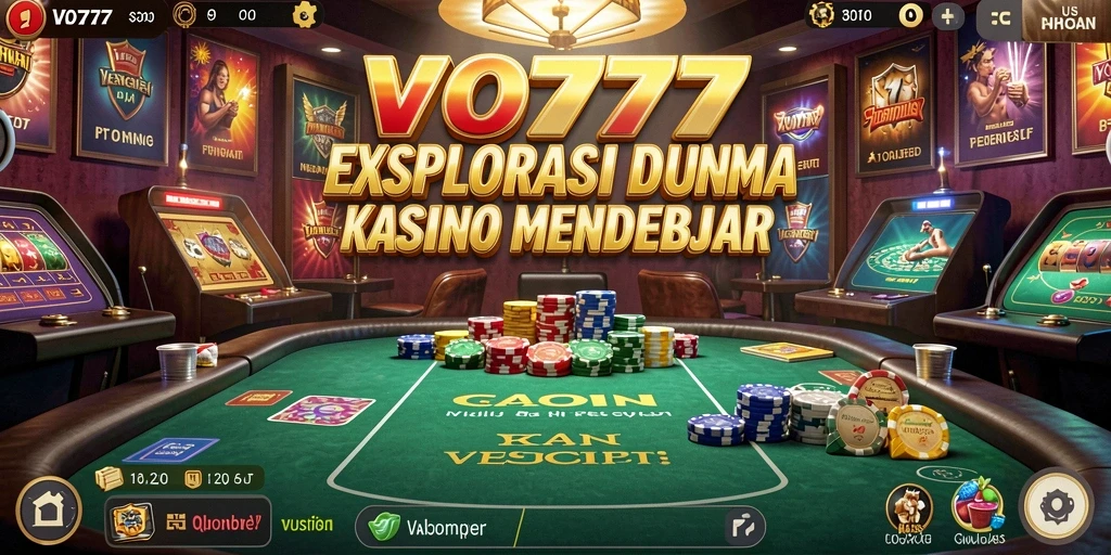 Tampilan gameplay Kasino VO777 yang mengasyikkan dan penuh warna.